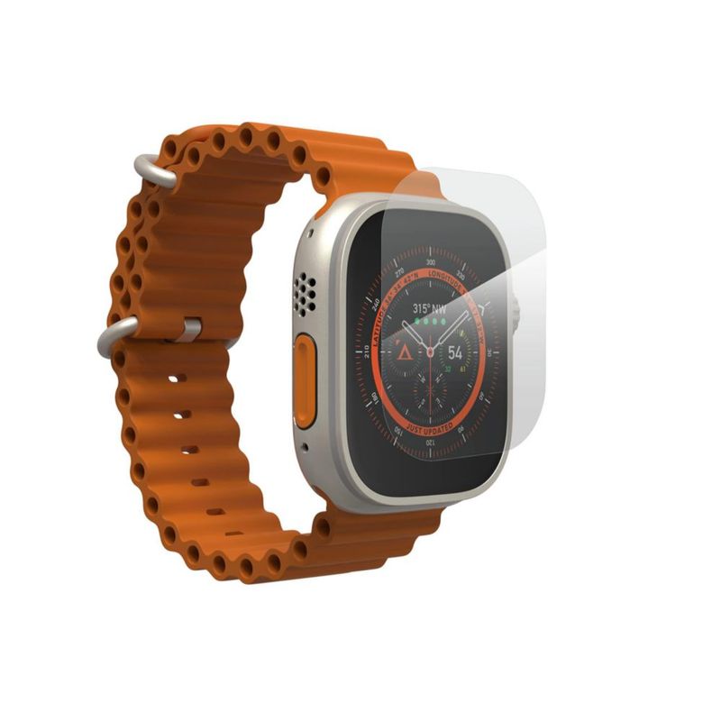Protector de pantalla ZAGG Ultra Clear para Apple Watch Ultra 49 mm