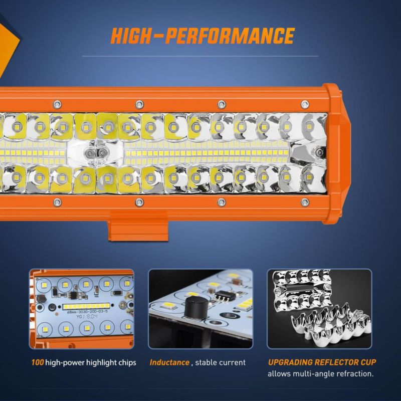 Barra de luz LED Nilight 30 cm 300 W Combo Flood y Spot