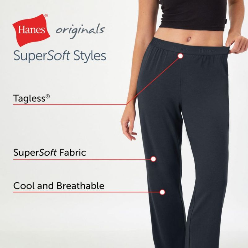 PANTALONES Hanes Originals 76 cm Pantalones de descanso para mujer