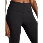 Legging Reebok negro talla mediana cintura alta 64 cm (7/8”)