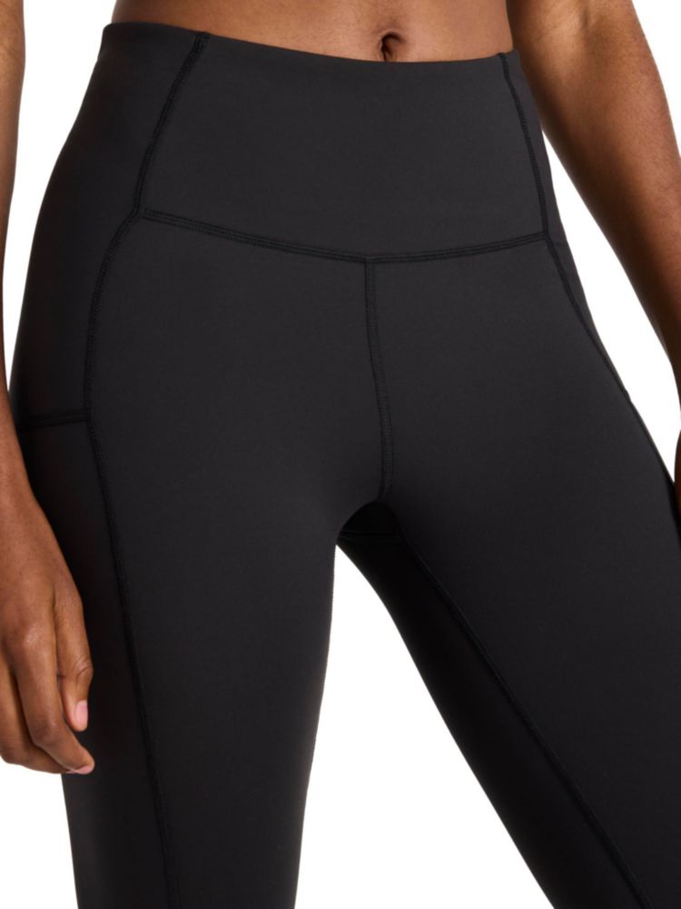 Legging Reebok negro talla mediana cintura alta 64 cm (7/8”)