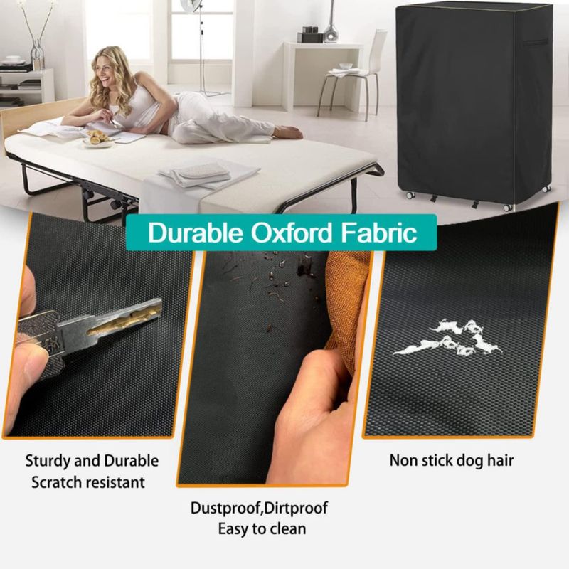 Funda de Almacenamiento Dalema Twin 99x38x113 cm Impermeable Negra