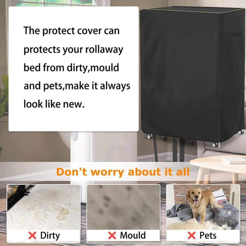 Funda de Almacenamiento Dalema Twin 99x38x113 cm Impermeable Negra