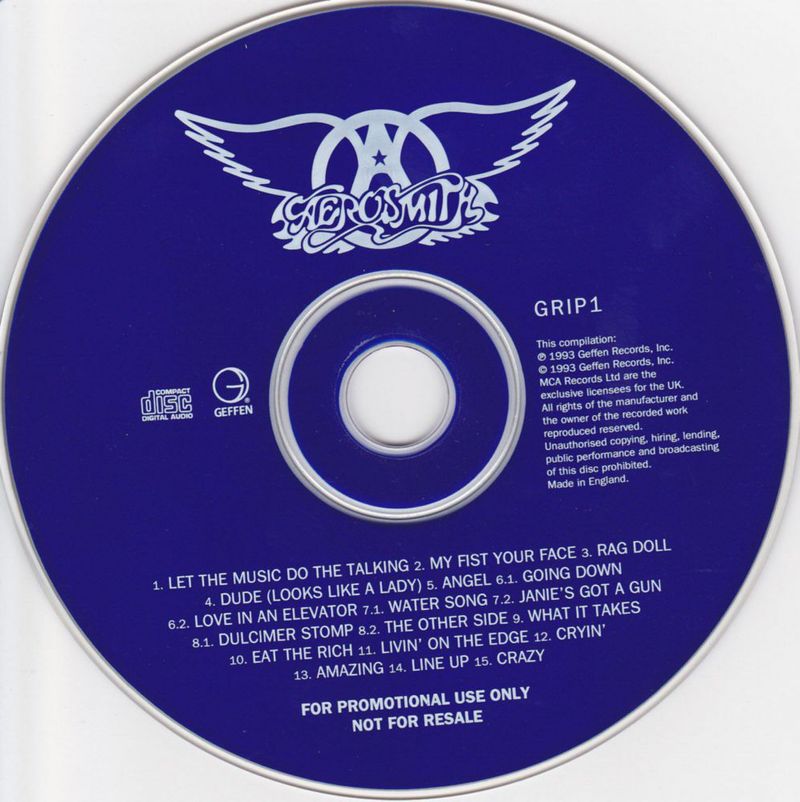 CD de música Geffen – Get A Grip