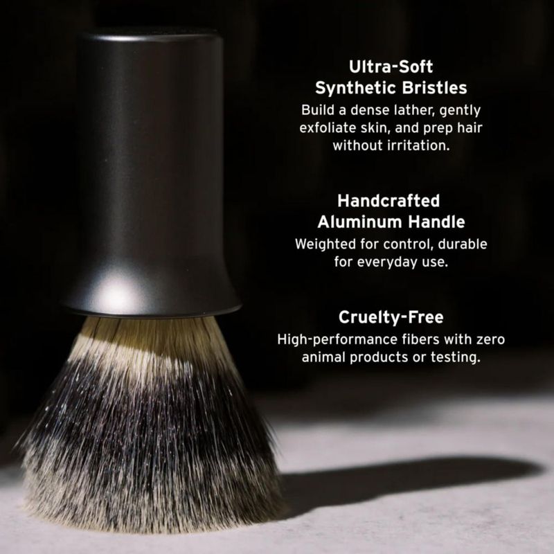 Cepillo de Afeitar Sintético Silvertip con Acabado Mate – SUPPLY