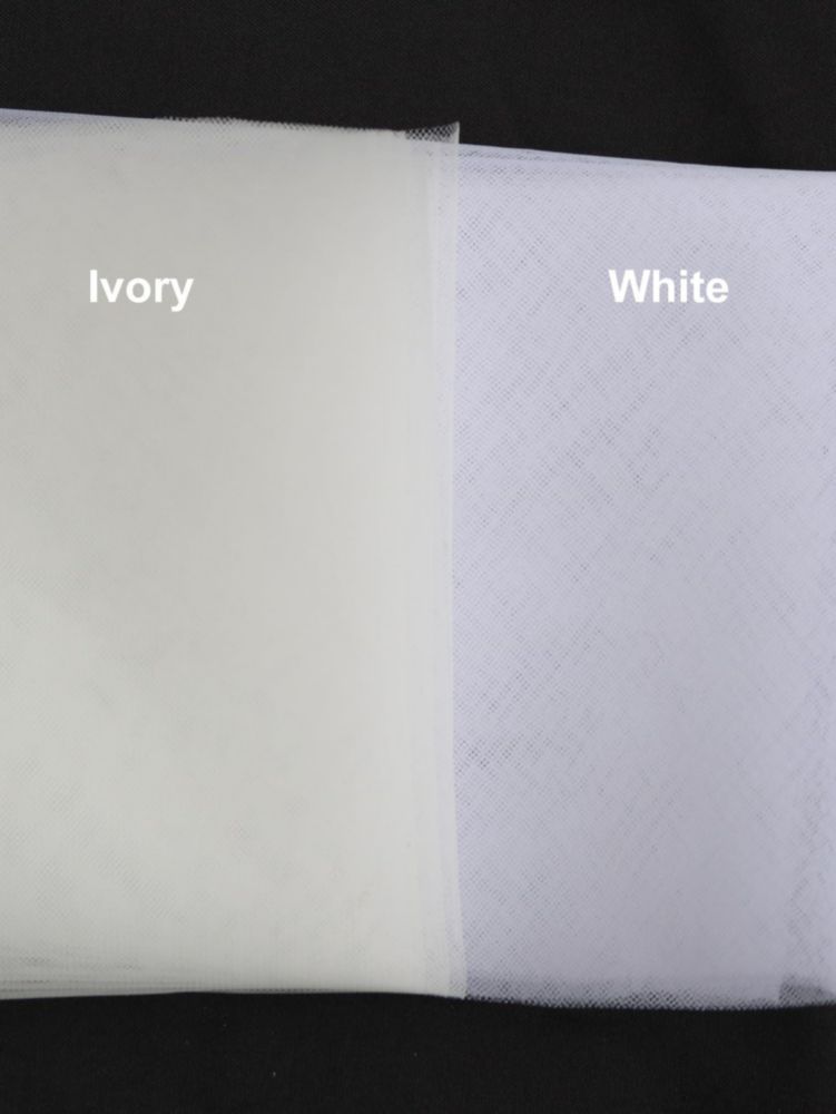 Velo de boda EllieWely de 2 niveles color marfil 350 cm/80 cm con peine metálico