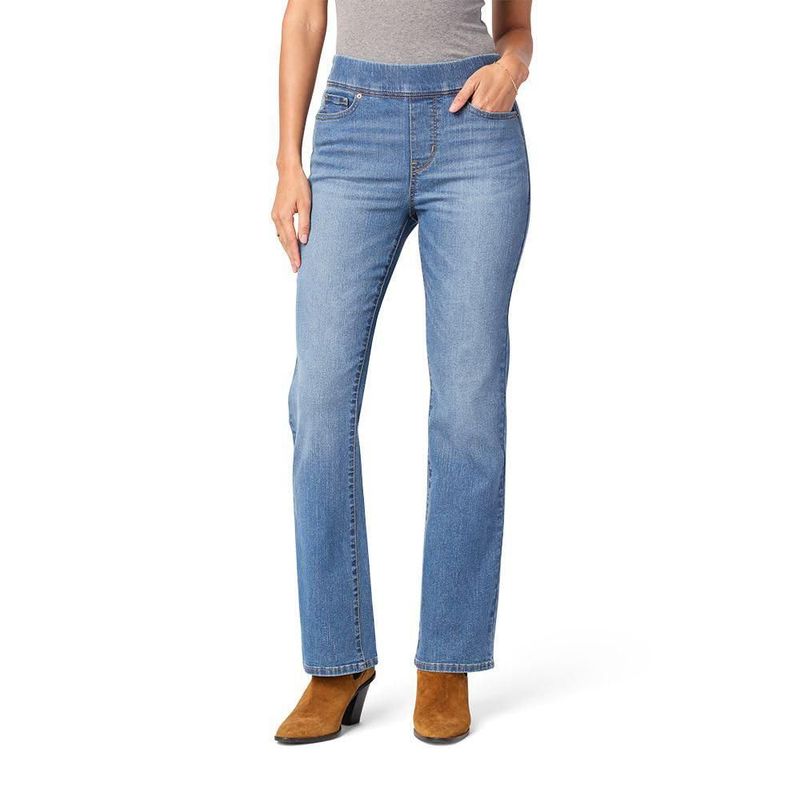 Jeans Levi Strauss Gold de tiro medio y pierna ancha de paso fácil