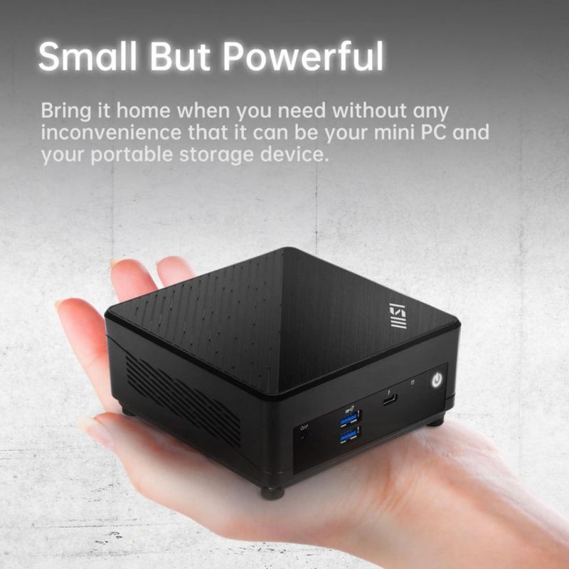 Mini PC MSI Cubi 5 Pro 8 GB RAM 256 GB SSD Windows 11 Pro