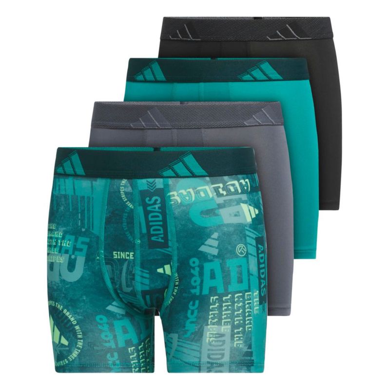 Bóxer adidas Pack 3/4 de microfibra para niños