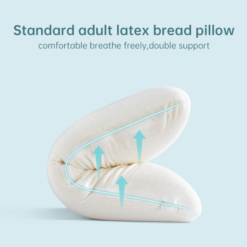 Almohada Kiss Dream Queen Firme de Látex con Cubierta de Algodón