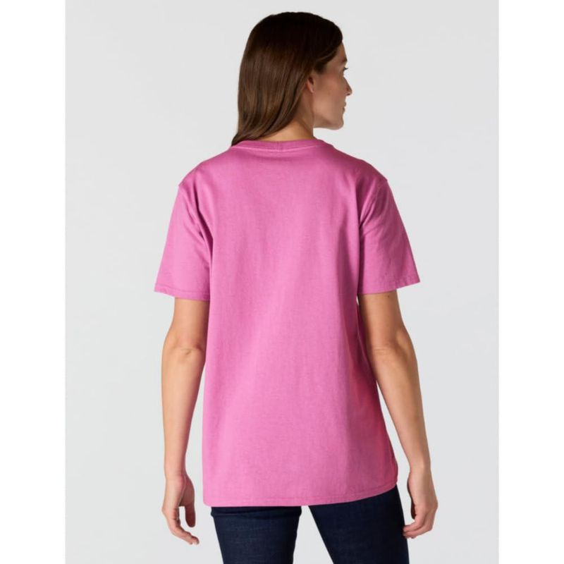 Camiseta Carhartt WK87 con bolsillo talla mediana fucsia eléctrico