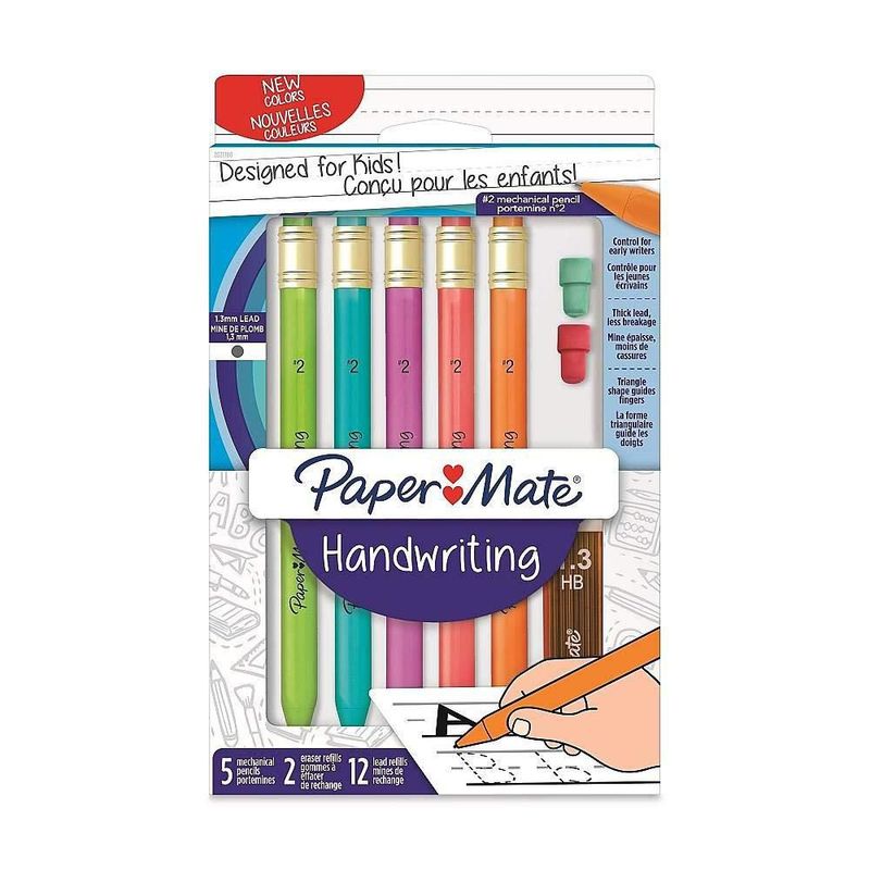 Portaminas Paper Mate 13 mm Pack de 5 + Recargas