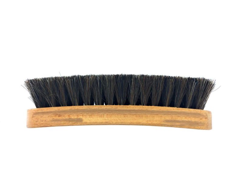 Cepillo para lustrar zapatos y botas Bickmore - 100% crin de caballo - Cepillo de limpieza ideal para encerar pulir y abrillantar cuero terminado