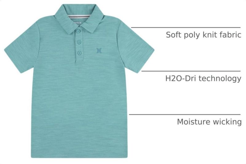 Polo de rendimiento Hurley Quick‑Dry UPF 50