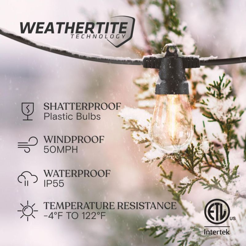 Luces de cadena Brightech 7W 3000K con control remoto