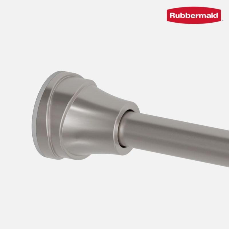 Barra de ducha Rubbermaid 191‑239 cm ajustable en níquel