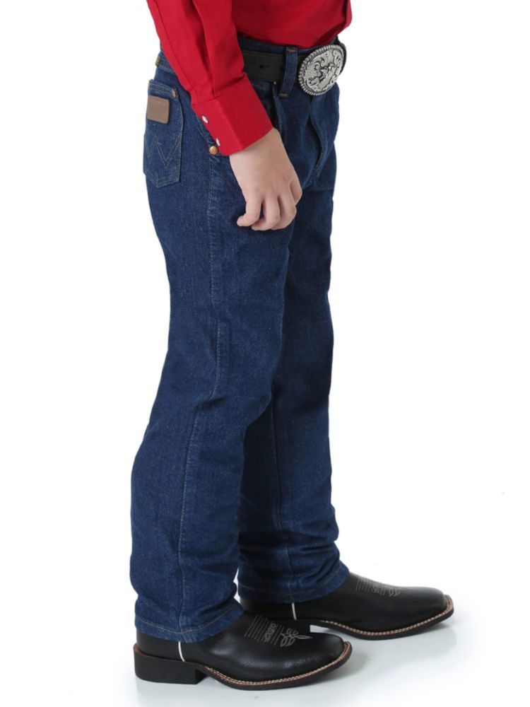 PANTALONES Wrangler para Niños 13MWZ Corte Vaquero talla 6 índigo prelavado