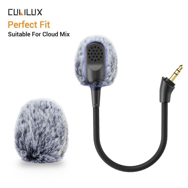 Cubilux Paraviento de Peluche tipo Deadcat 5 unidades para auriculares