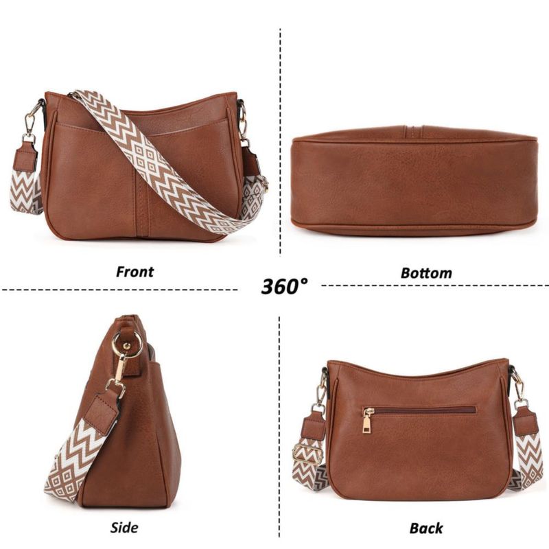 Bolso Bandolera TANTOMI de Cuero Vegano 29 × 10 × 23 cm