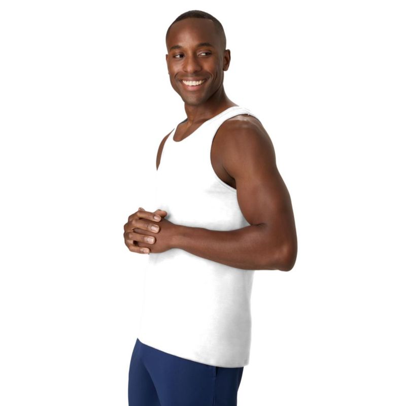 Camiseta sin mangas Hanes pack de 2 blanca talla S EE. UU.