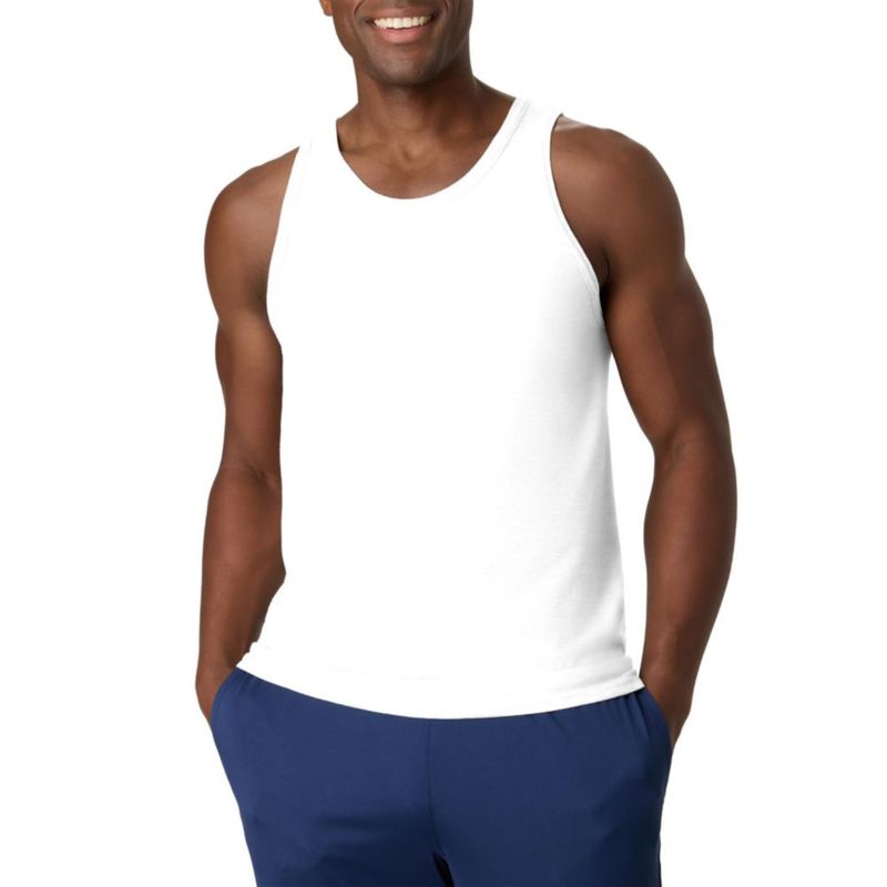 Camiseta sin mangas Hanes pack de 2 blanca talla S EE. UU.