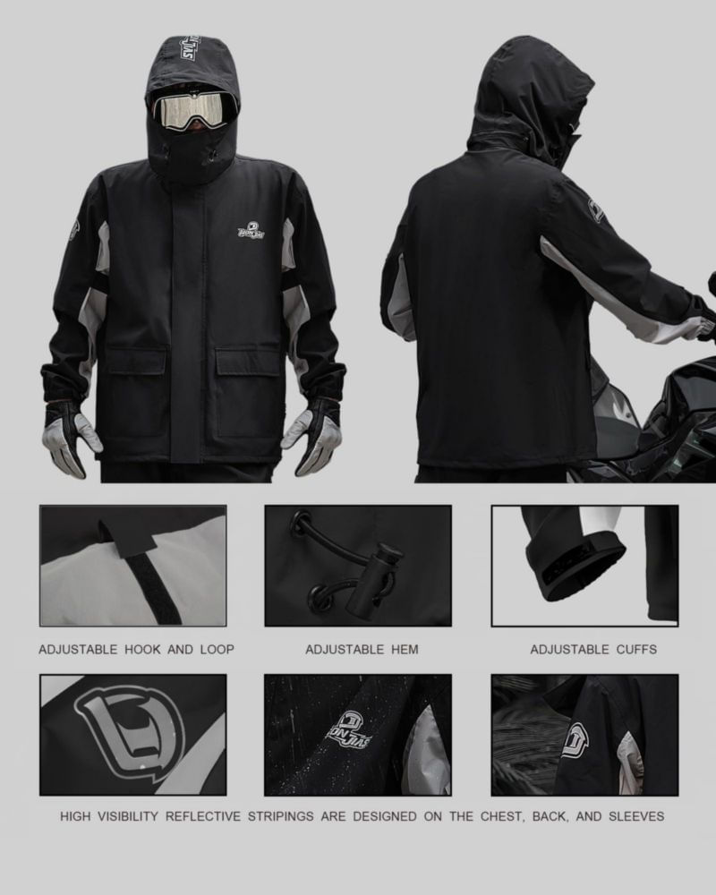 Traje impermeable IRON JIA'S para motocicleta