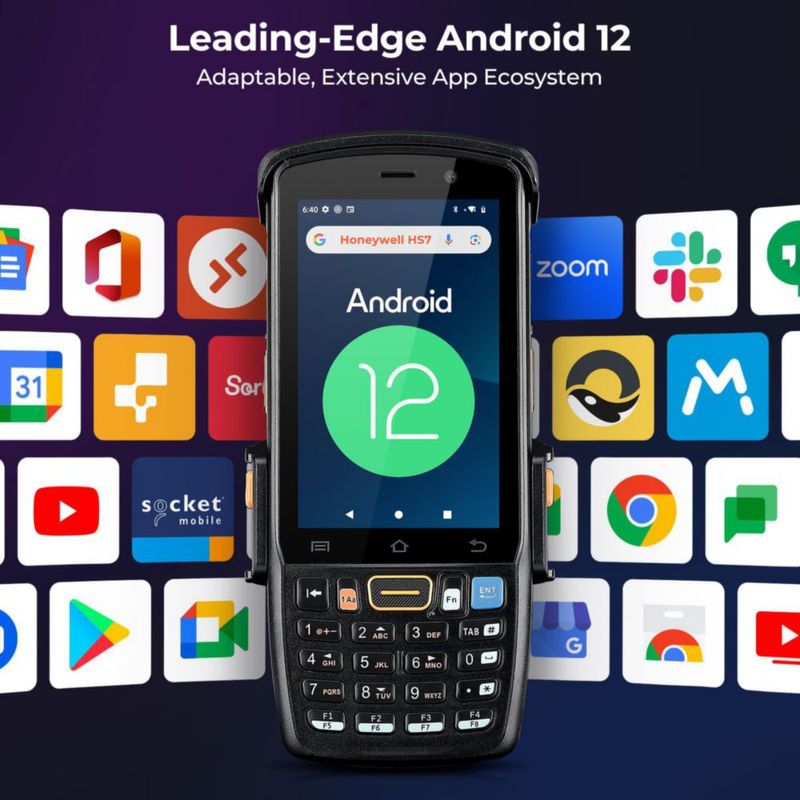 Escáner de códigos de barras MUNBYN 082Pro Android 12 IP67