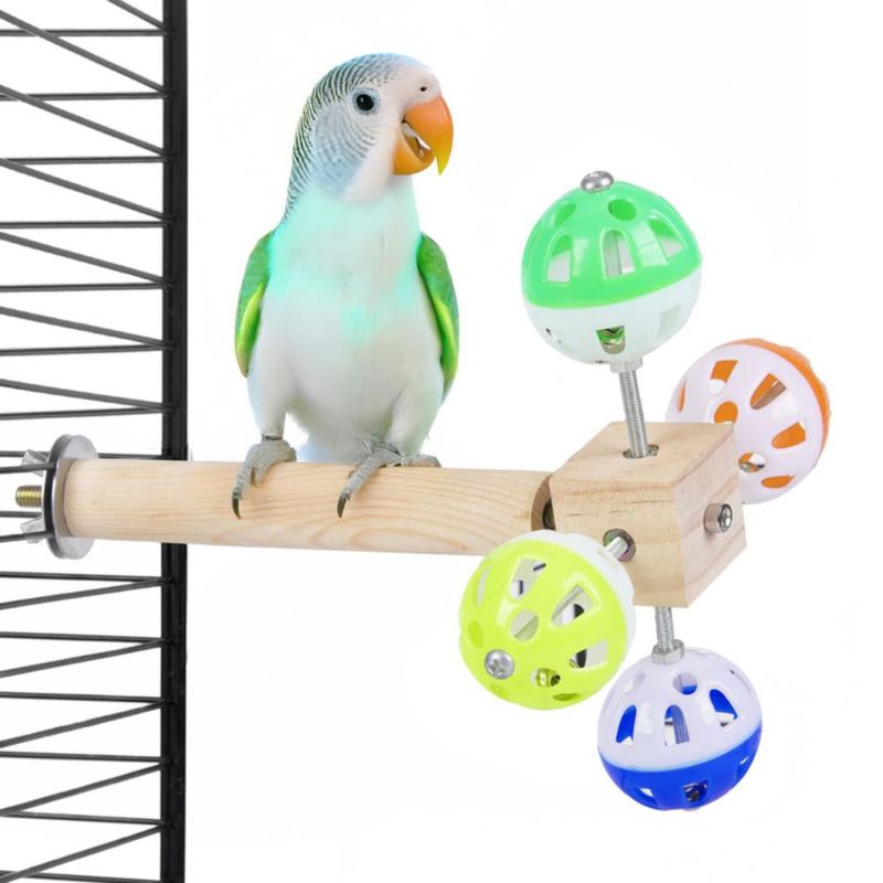 Soporte para Pájaros Matutinus 20 cm con Bolas Giratorias