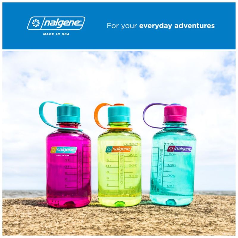 Botella Nalgene 473 ml Boca Estrecha Azul Atoll