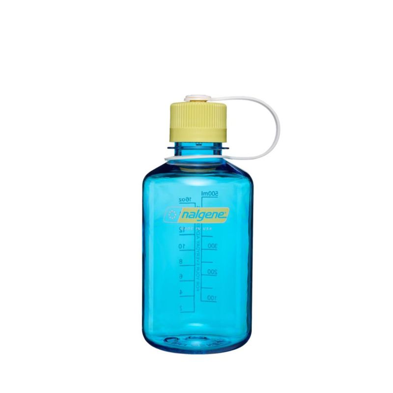 Botella Nalgene 473 ml Boca Estrecha Azul Atoll