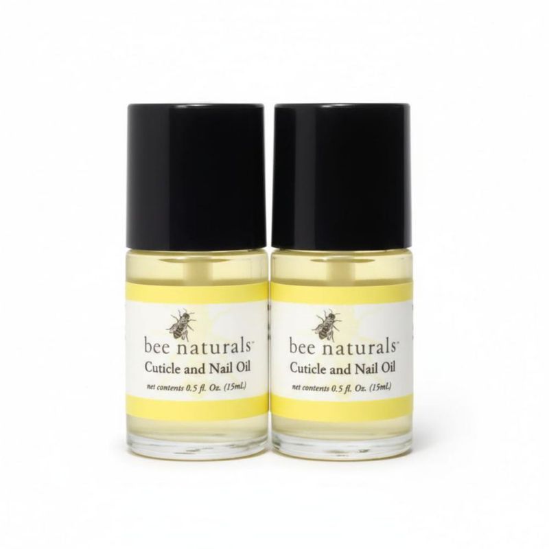 Aceite para uñas y cutículas Bee Naturals 15 ml (Dúo)