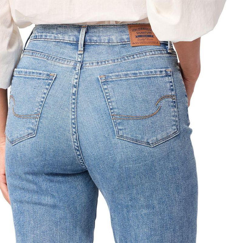 Jeans Levi Strauss Signature Gold de tiro alto 74 cm