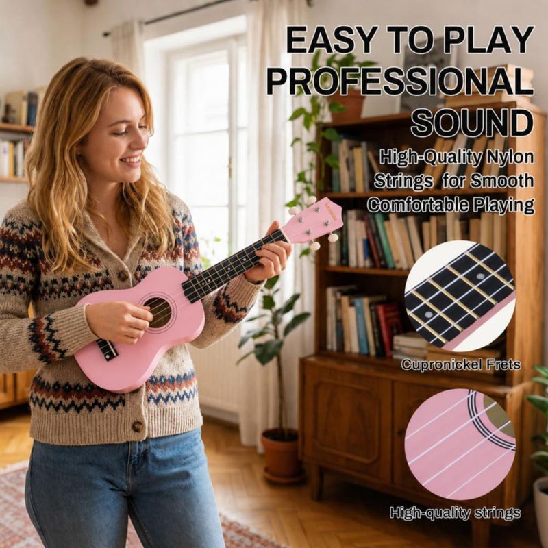 Ukulele MOSEN MUSIC Kit de inicio para principiantes de 53 cm