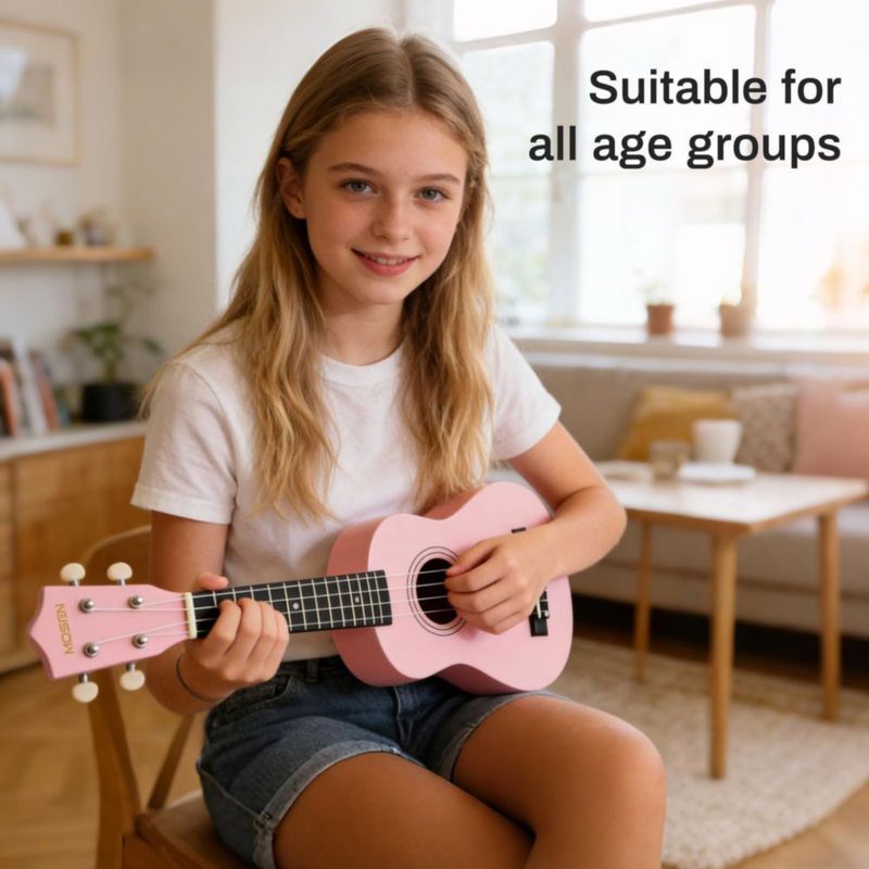 Ukulele MOSEN MUSIC Kit de inicio para principiantes de 53 cm