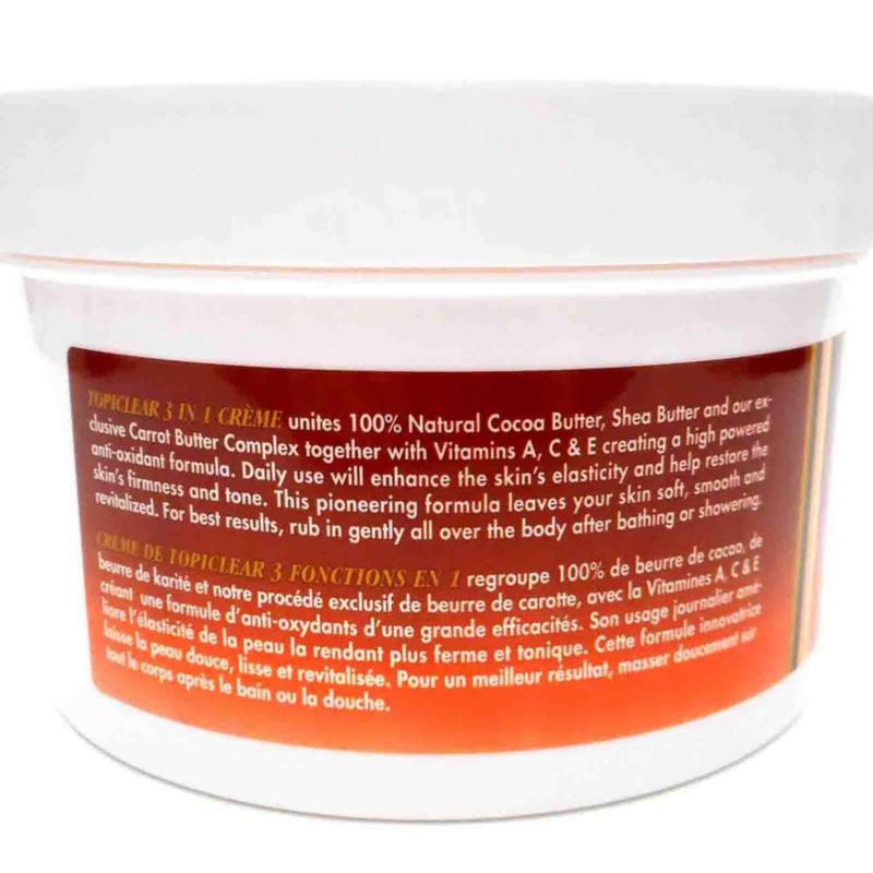 Crema Hidratante Topiclear 510 g Cacao Karité y Zanahoria