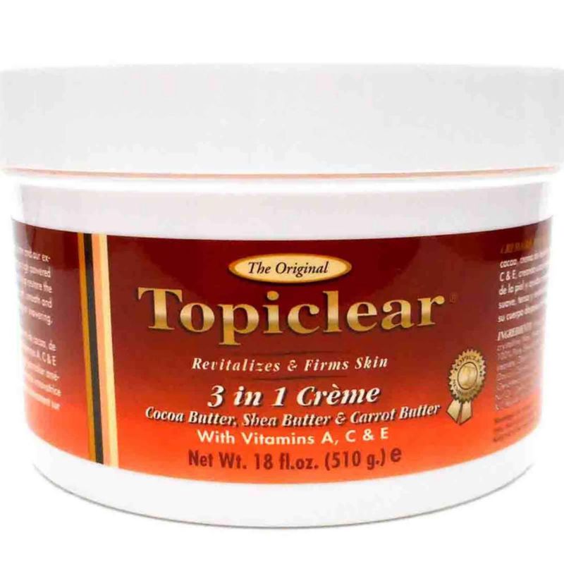 Crema Hidratante Topiclear 510 g Cacao Karité y Zanahoria