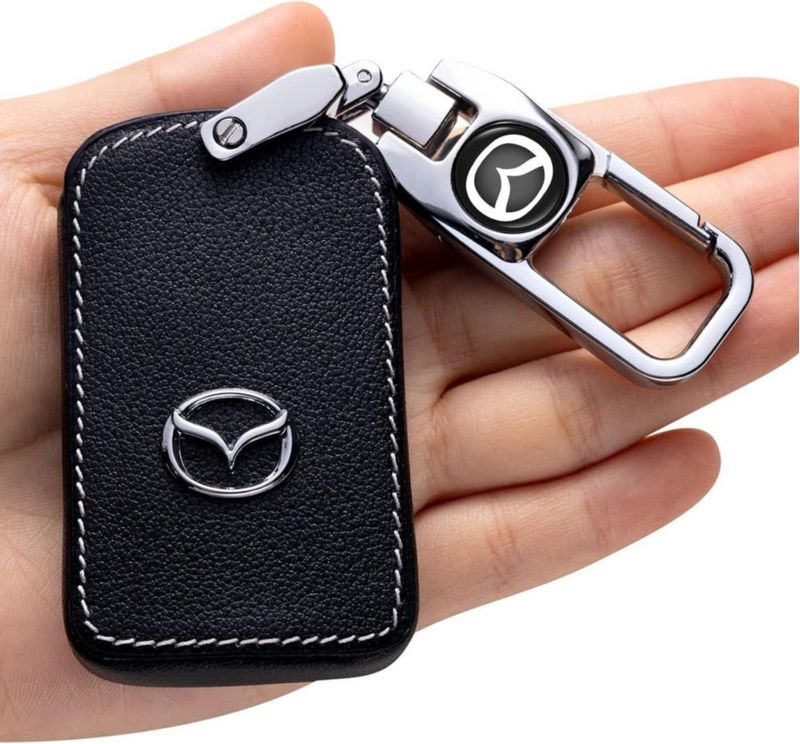 Llavero ZERAL Mazda Atenza estilo 4 botones C negro