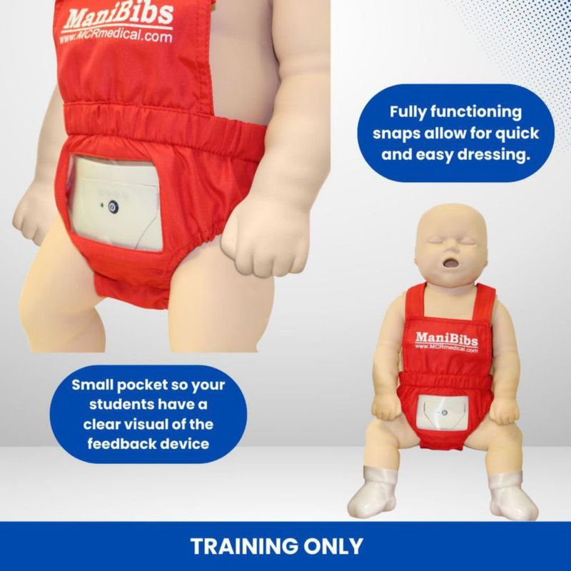 Kit de Maniquíes de RCP MCR Medical Adulto/Infante Tono Medio