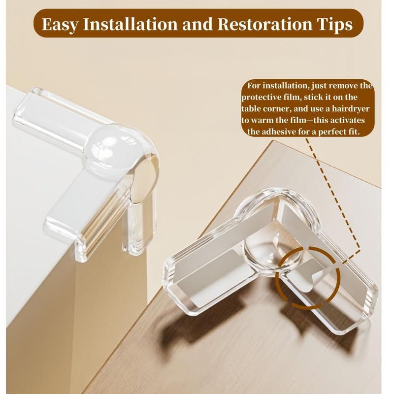 Protector de Esquinas PlusOxsteel 12 Unidades PVC Transparente