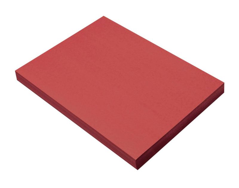 Papel de Construcción Prang Rojo 23 x 30 cm – 100 Hojas
