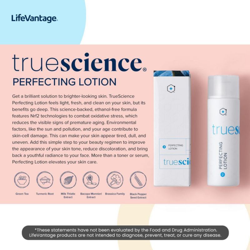 Loción Facial Revitalizante TrueScience de LifeVantage 100 ml