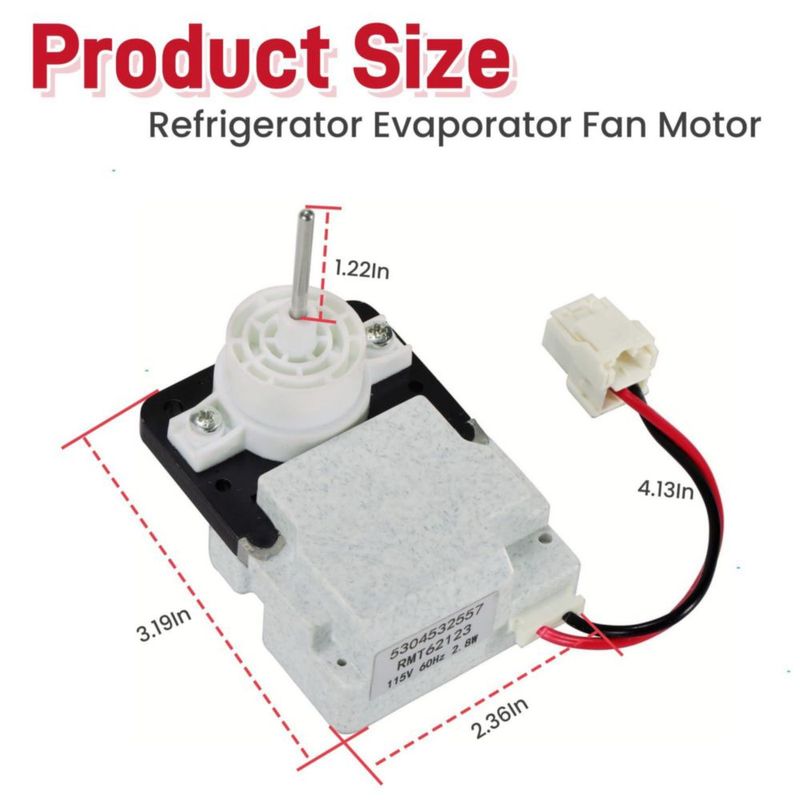Motor de ventilador evaporador para nevera ROTWQ 115V 28W 5304532557