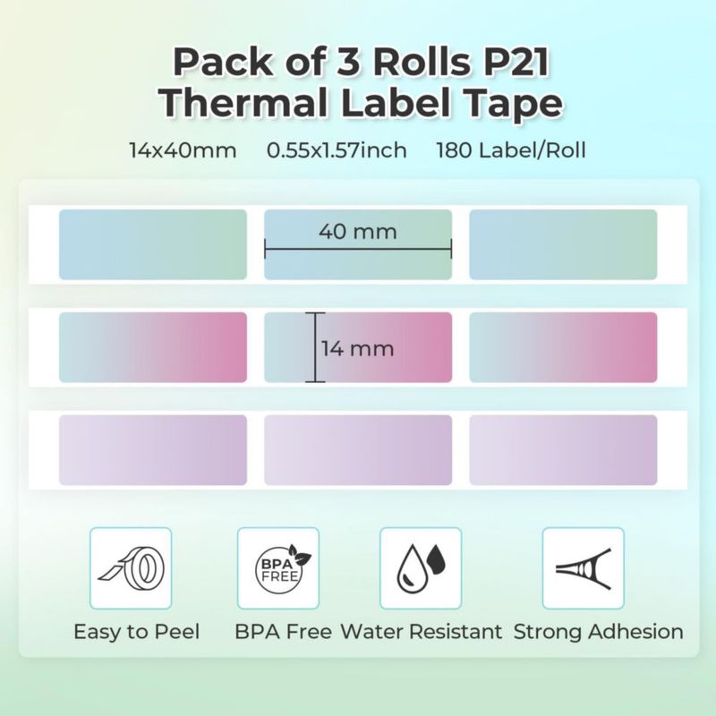 Papel adhesivo con patrón Cielo Estrellado Nelko P21 - 3 rollos
