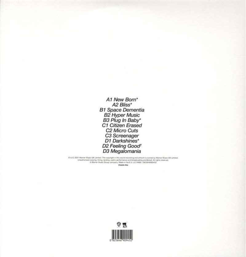 CD de música Warner Music International – Origin of Symmetry