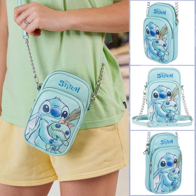 Bolso Get Trend Disney Stitch azul de hombro