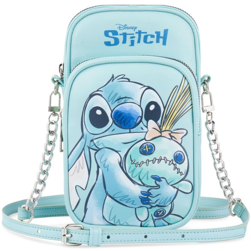 Bolso Get Trend Disney Stitch azul de hombro