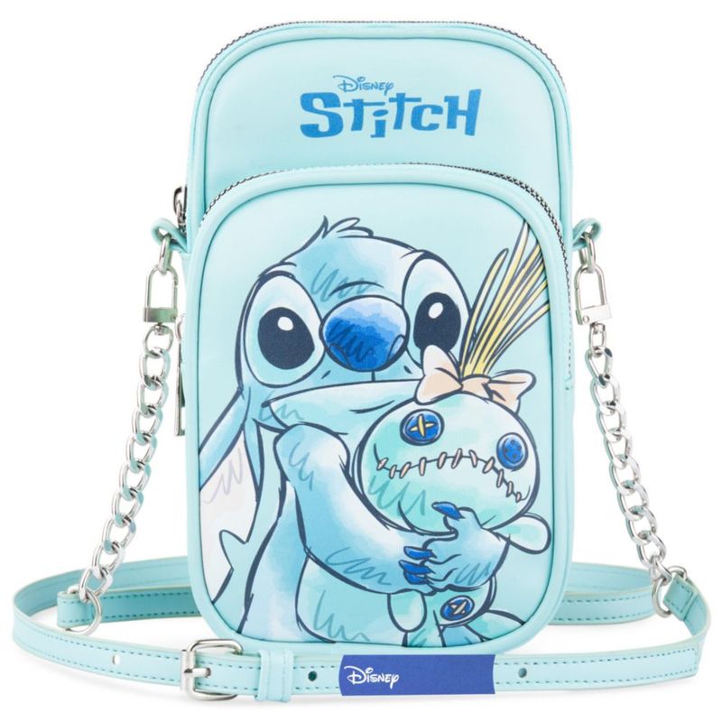 Bolso Get Trend Disney Stitch azul de hombro
