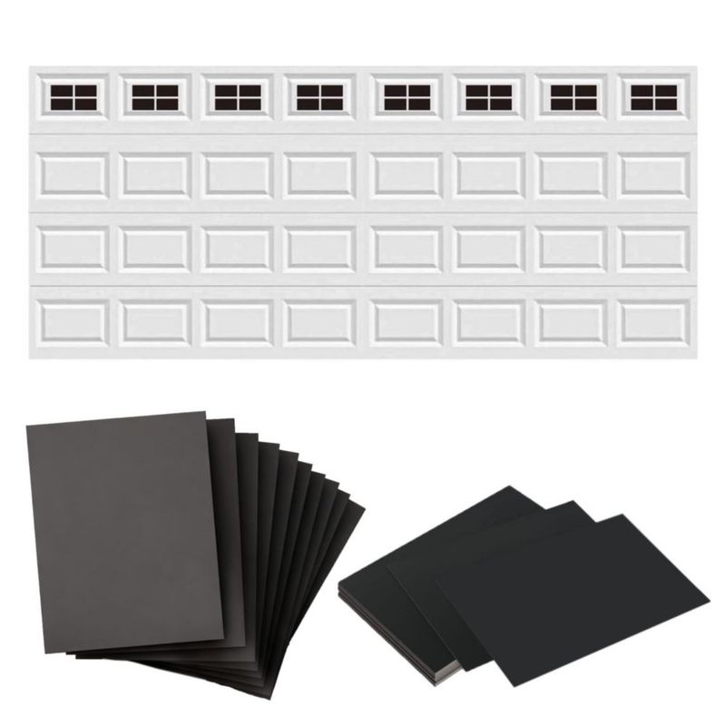 Imanes para puerta de garaje CORNERIA Pack de 32 unidades 15 cm x 10 cm