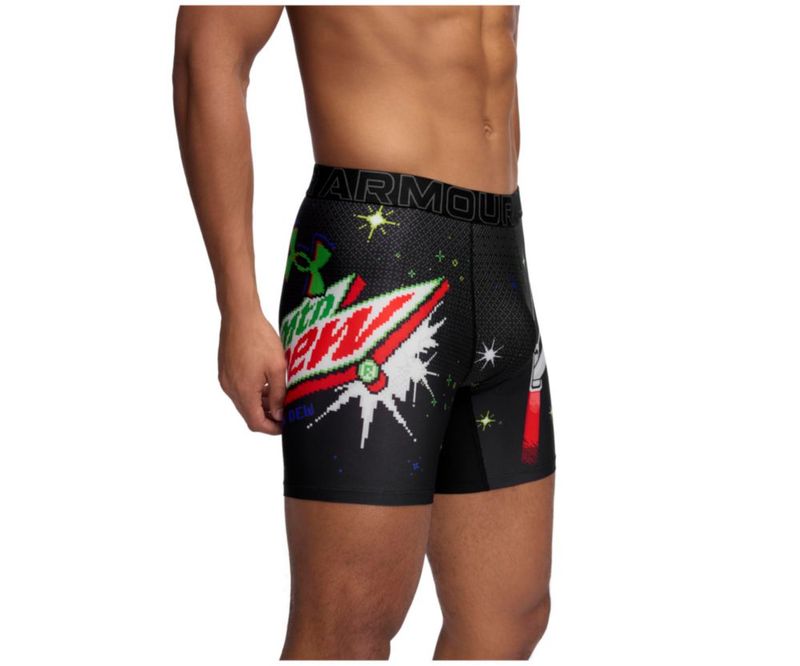 Calzoncillos Under Armour tipo slip de 15 cm paquete de 1 negro/rocio