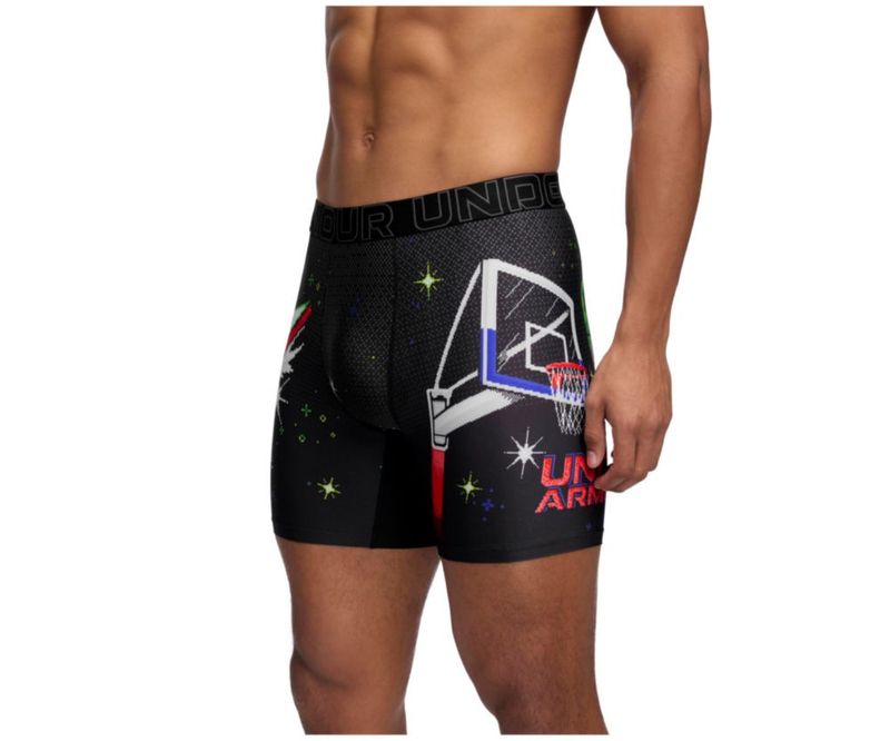 Calzoncillos Under Armour tipo slip de 15 cm paquete de 1 negro/rocio